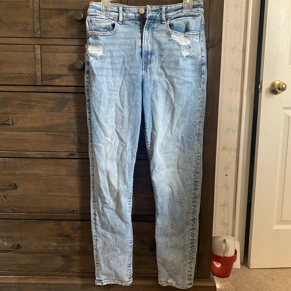 American Eagle Mom Jeans Stretchy Size 6